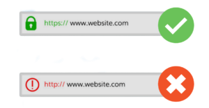 website with ssl certificate