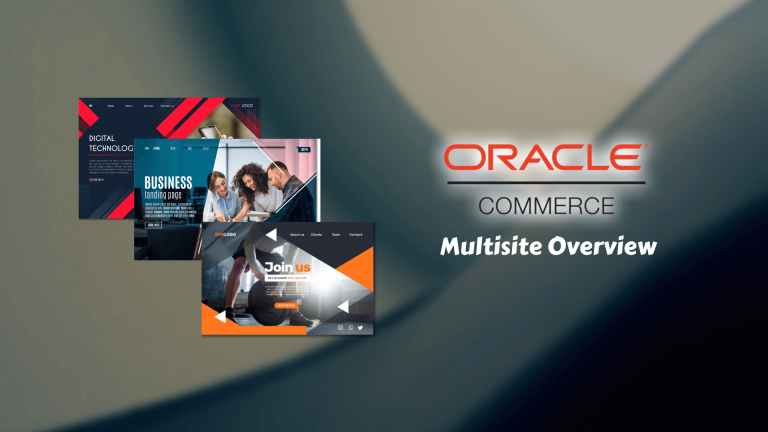 Oracle ATG Commerce: Multisite Overview