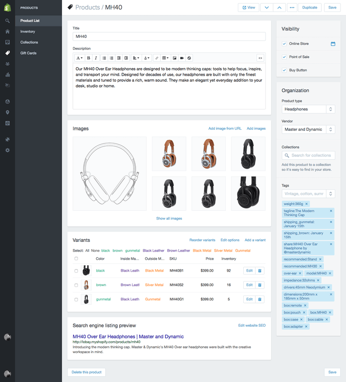 Magento2 vs. Shopify