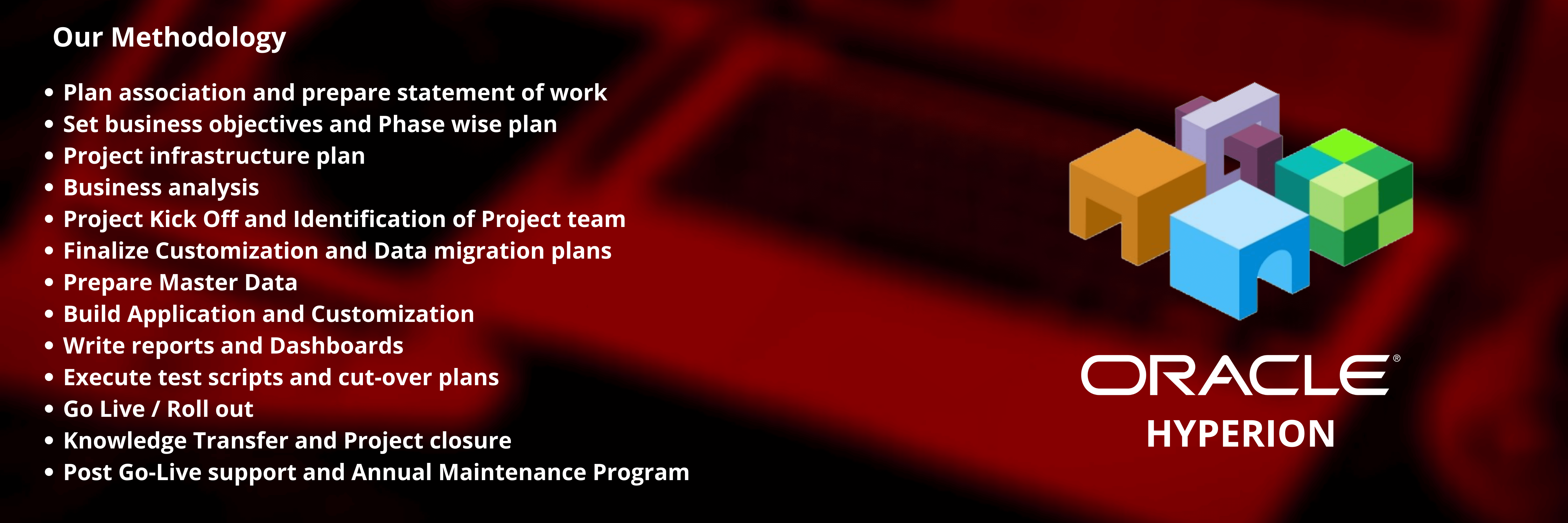 oracle hyperion methodology