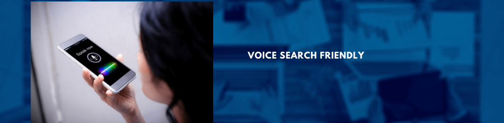 voice search-friendly website