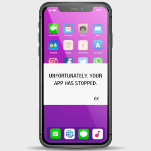 mobile app crash
