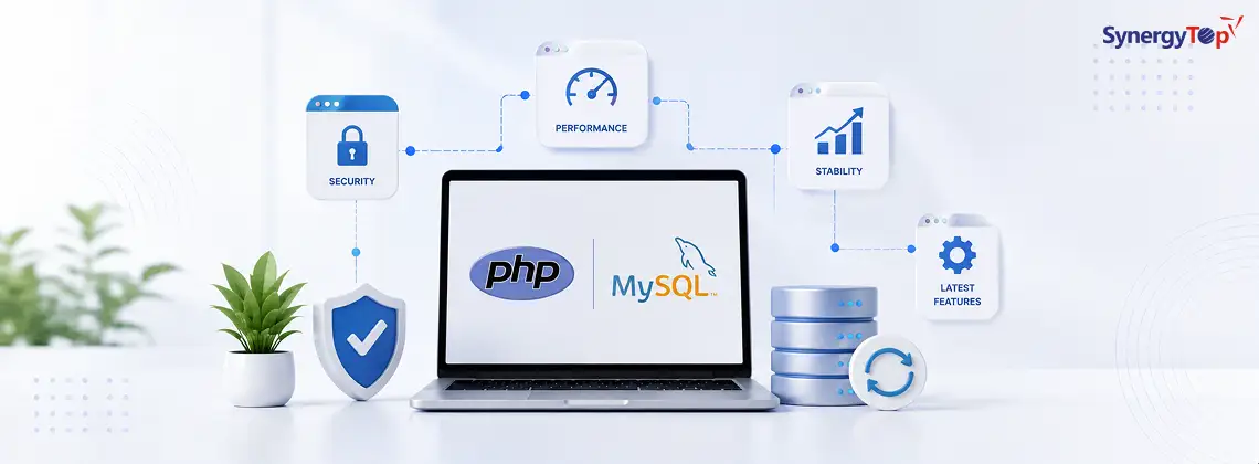 Why should you regularly update your application’s PHP and MySQL versions?