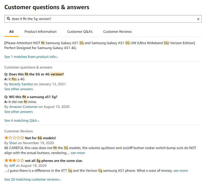 Customer Q&A and FAQs