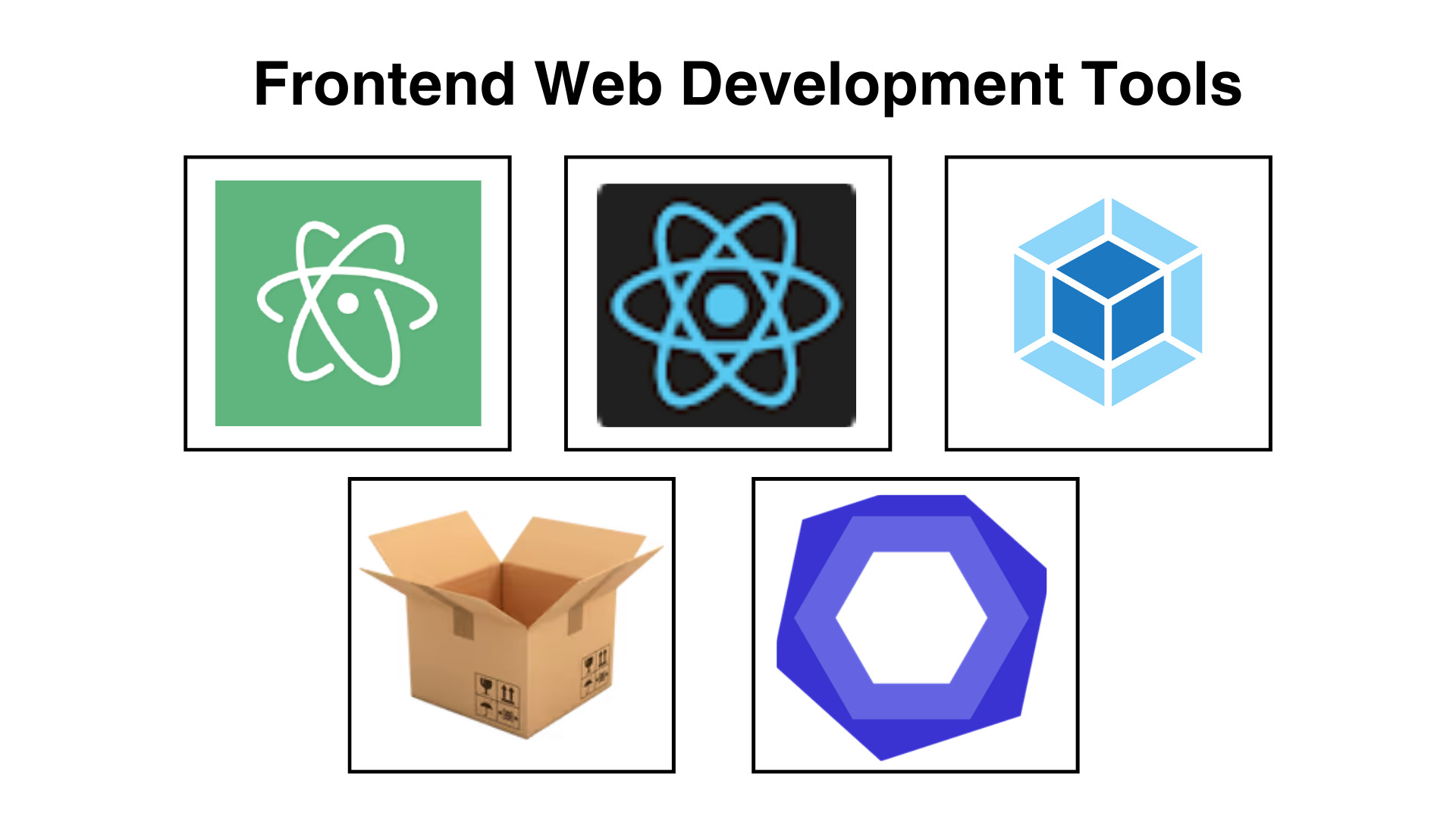 frontend web development tools