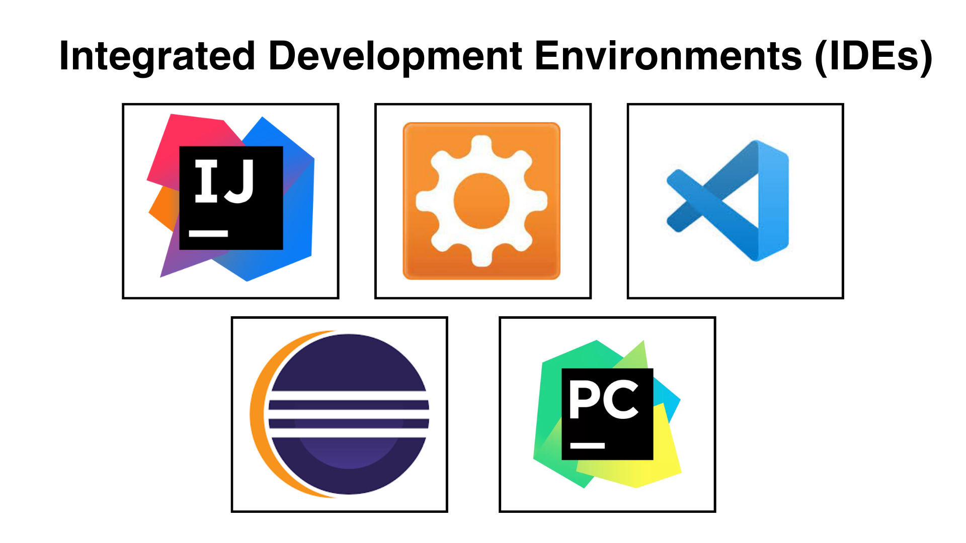 Integrated Development Environments (IDEs)