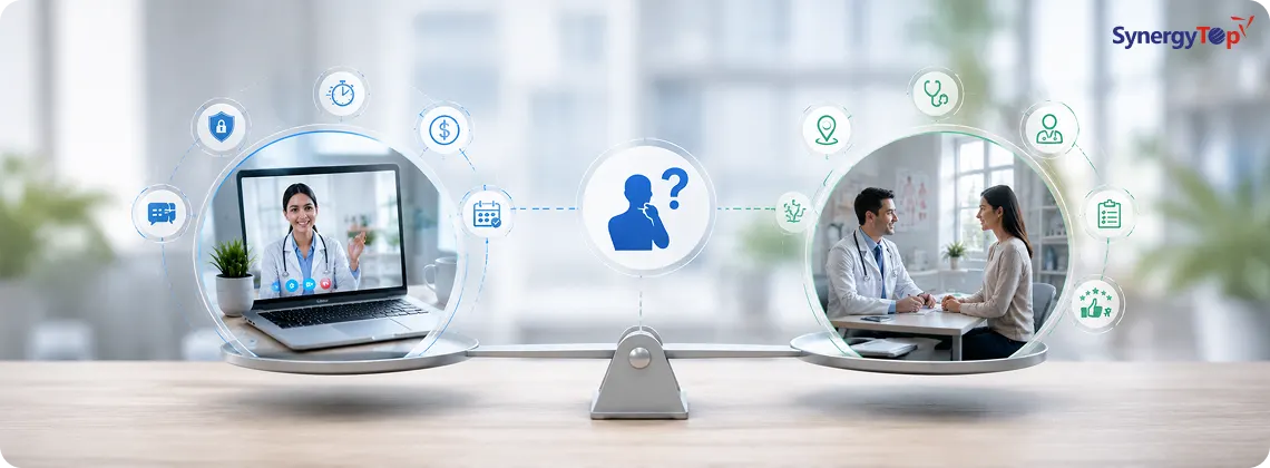 Telehealth vs In‑Person: What Patients Check First
