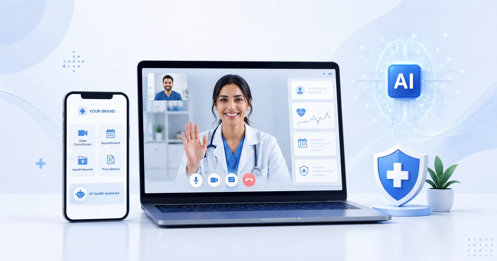 White Label Telemedicine Platform With AI