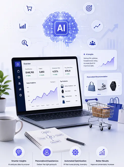 AI eCommerce Analytics Dashboard